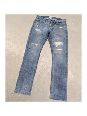 NSF x GAP Collaboration Faded Sashiko Boro Stitch Patch Jean